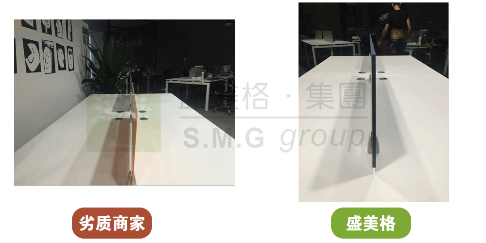 屏風(fēng)職員桌擋板穩定性