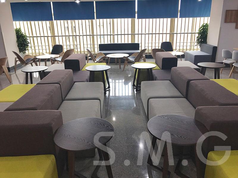 成都康愛(ài)辦公家具客戶(hù)接待區